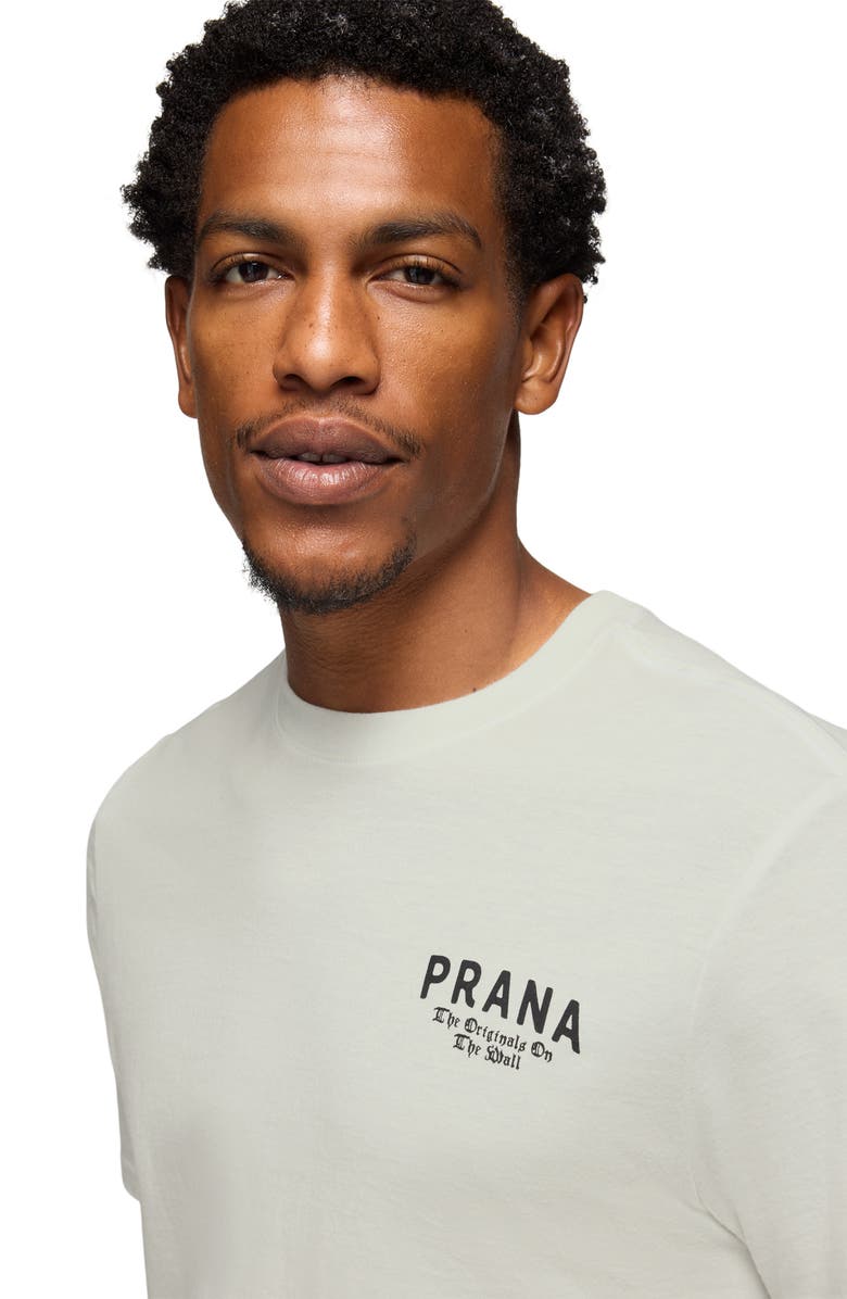 prAna Past & Present Organic Cotton Graphic T-Shirt, Alternate, color, Soft White