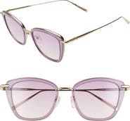 Longchamp Roseau 52mm Gradient Square Sunglasses