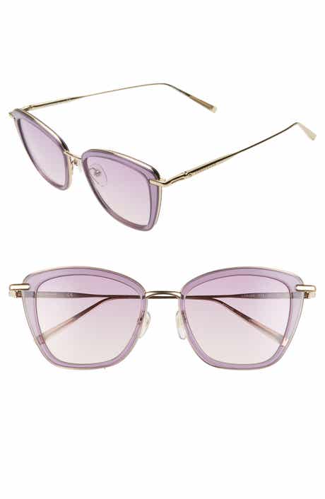 Longchamp Roseau 52mm Gradient Square Sunglasses
