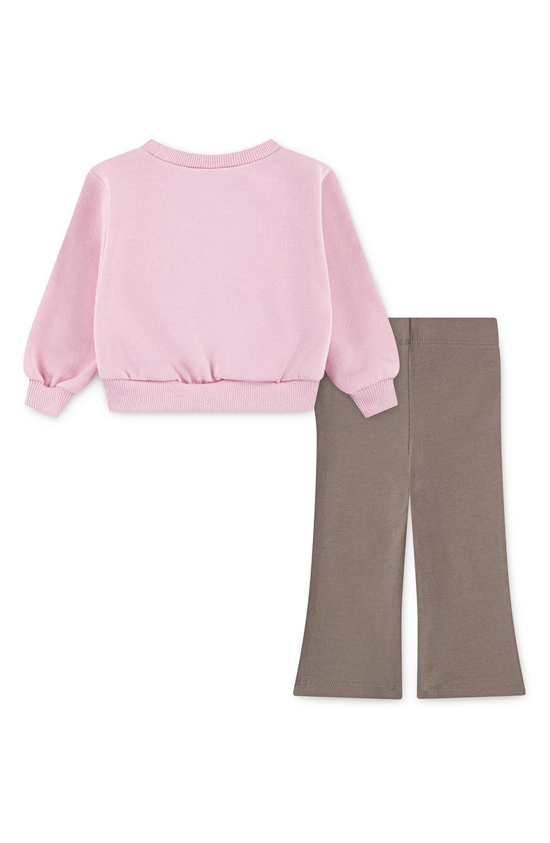 Nike Wild Warmth Logo Sweatshirt & Flared Leggings Set, Alternate, color, Mink Brown