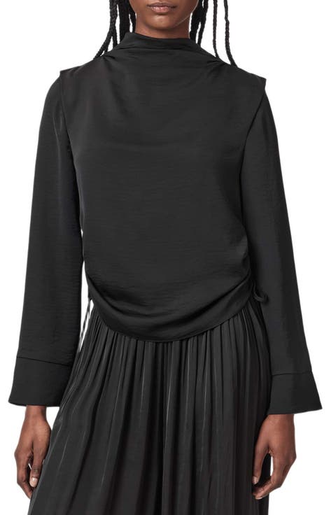 Leslie Cowl Neck Long Sleeve Top