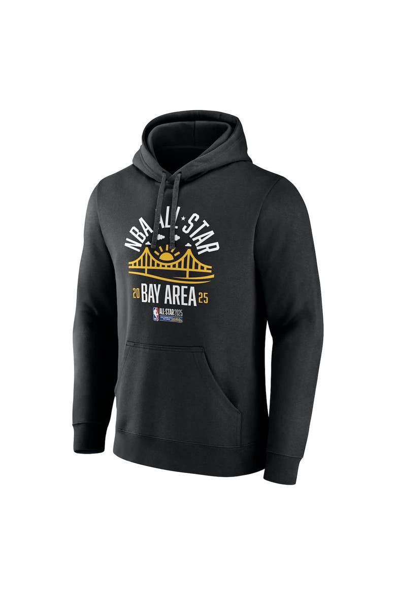 Unisex Fanatics  Black NBA All-Star 2025 Game Bay Bridge Pullover Hoodie, Alternate, color, Black