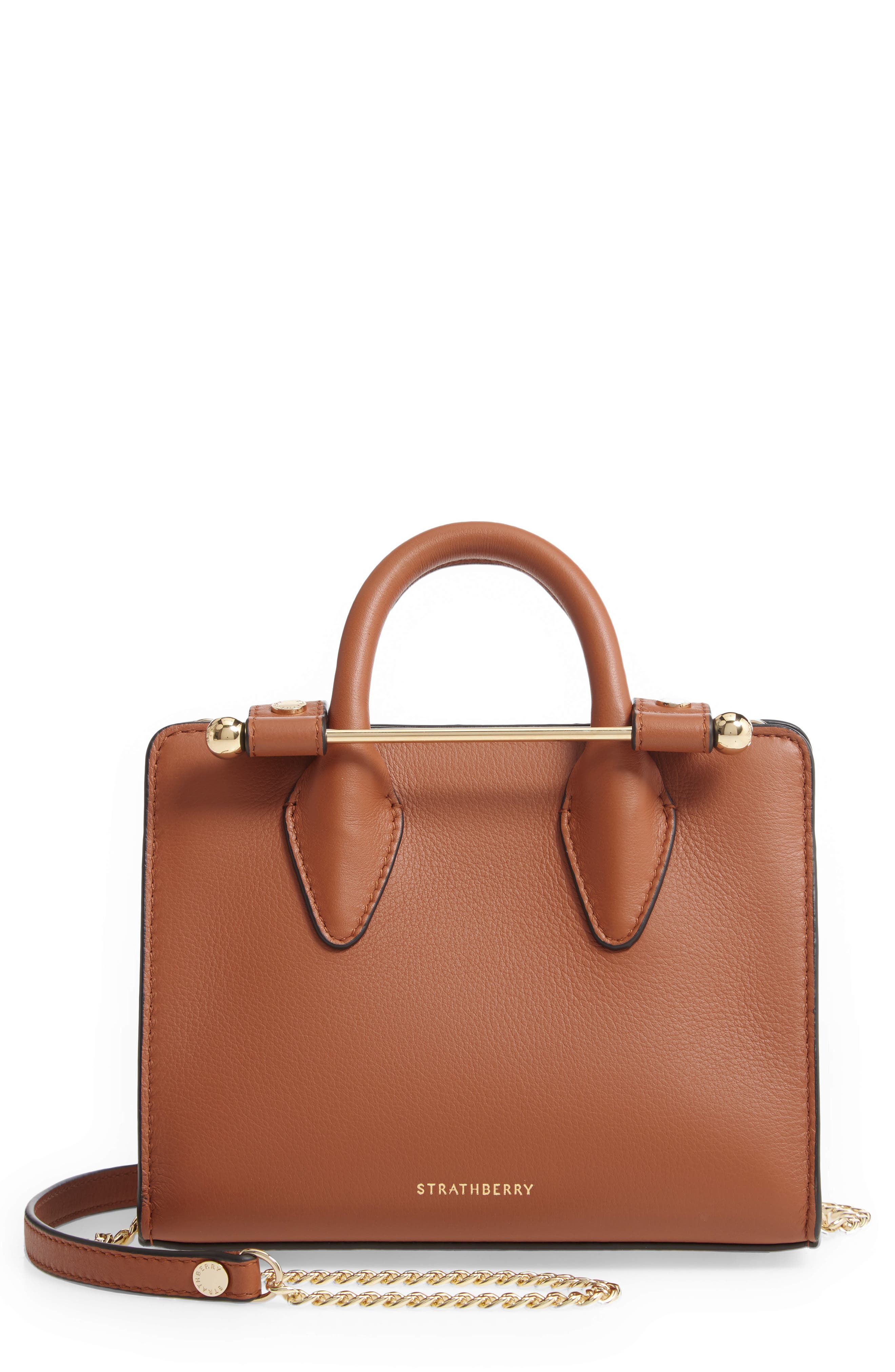 Strathberry Nano Leather Tote, Main, color, 