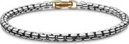 David Yurman Bel Aire Collection® Sterling Silver Bracelet with 14K Yellow Gold, 4mm