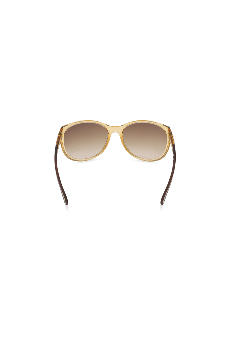 Round Polarized Acetate Sunglasses, Alternate, color, Light Brown / Brown