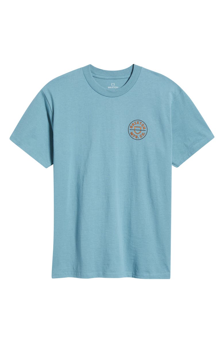 Brixton Crest Cotton Graphic T-Shirt, Alternate, color, 