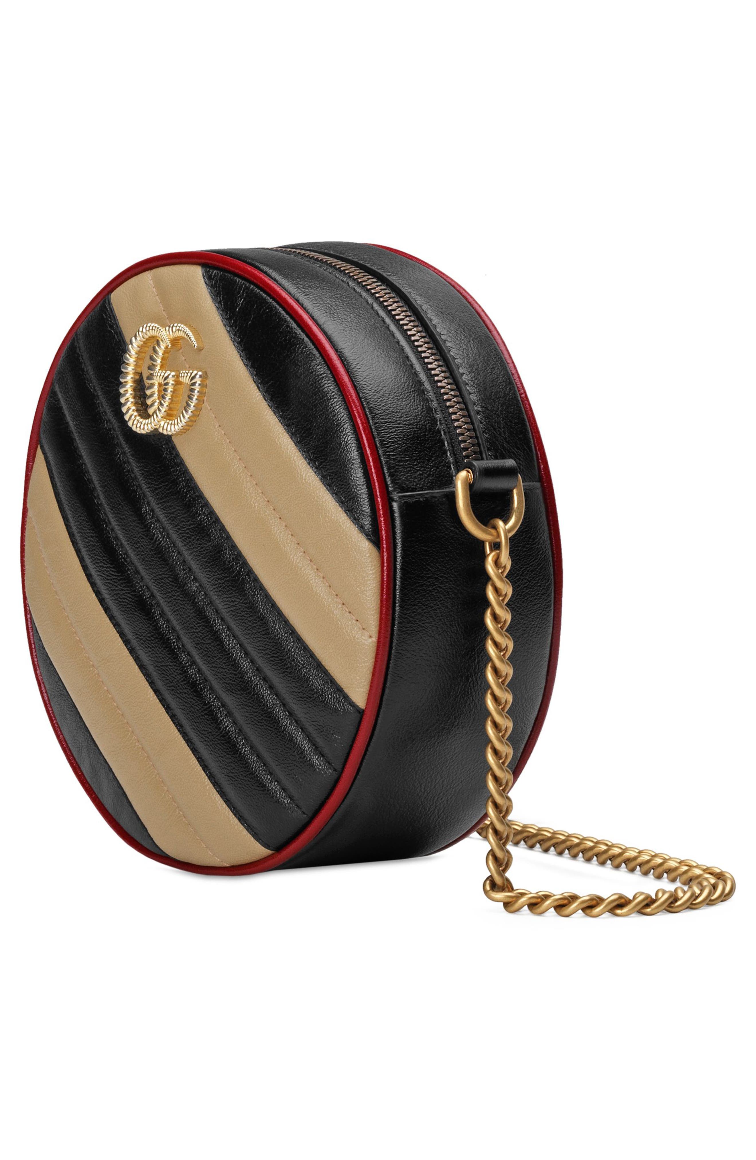 Gucci Mini GG Marmont 2.0 Matelassé Leather Shoulder Bag, Alternate, color, 