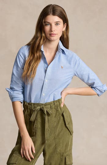 Slim Fit Stretch Oxford Shirt