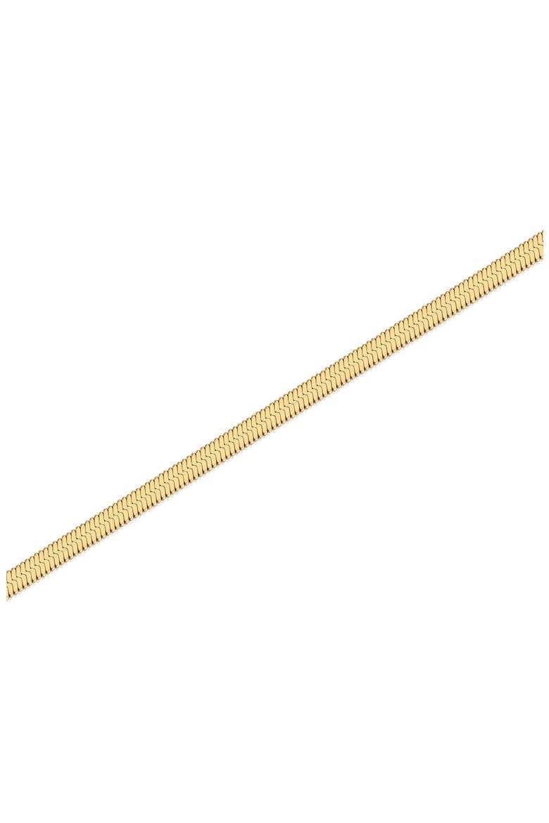 Essentials Herringbone Bracelet, Alternate, color, GOLD