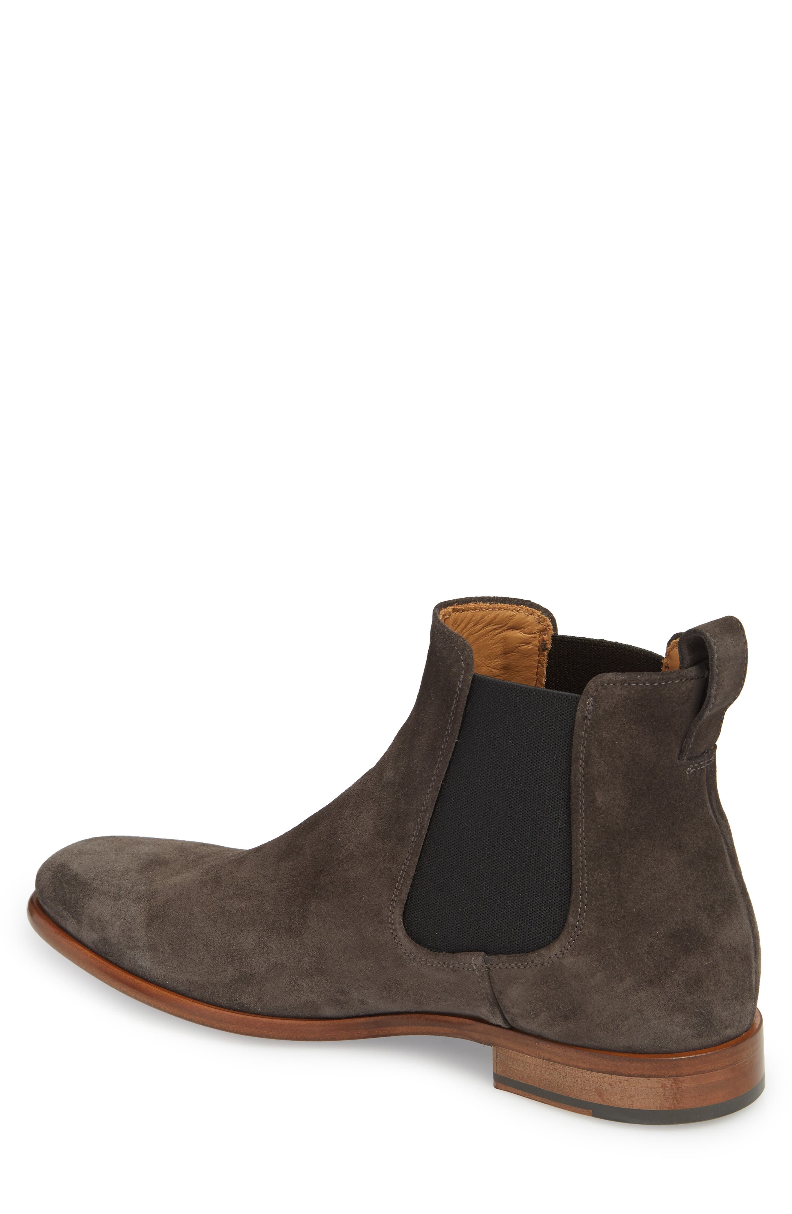 Aldous Chelsea Boot, Alternate, color, GRAPHITE SUEDE