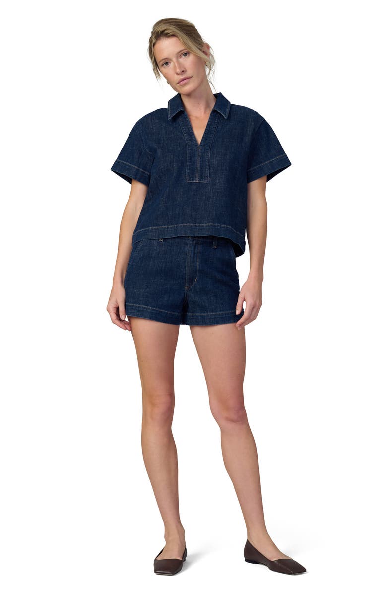 Joe's Lillian Denim Popover Top, Alternate, color, Out Of Control