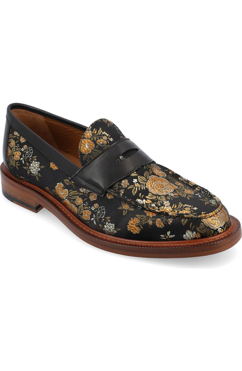 TAFT The Fitz Jacquard Penny Loafer, Main, color,