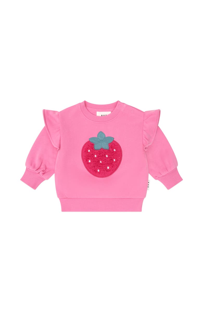 Huxbaby Very Berry Sweatshirt, Main, color, Strawberry