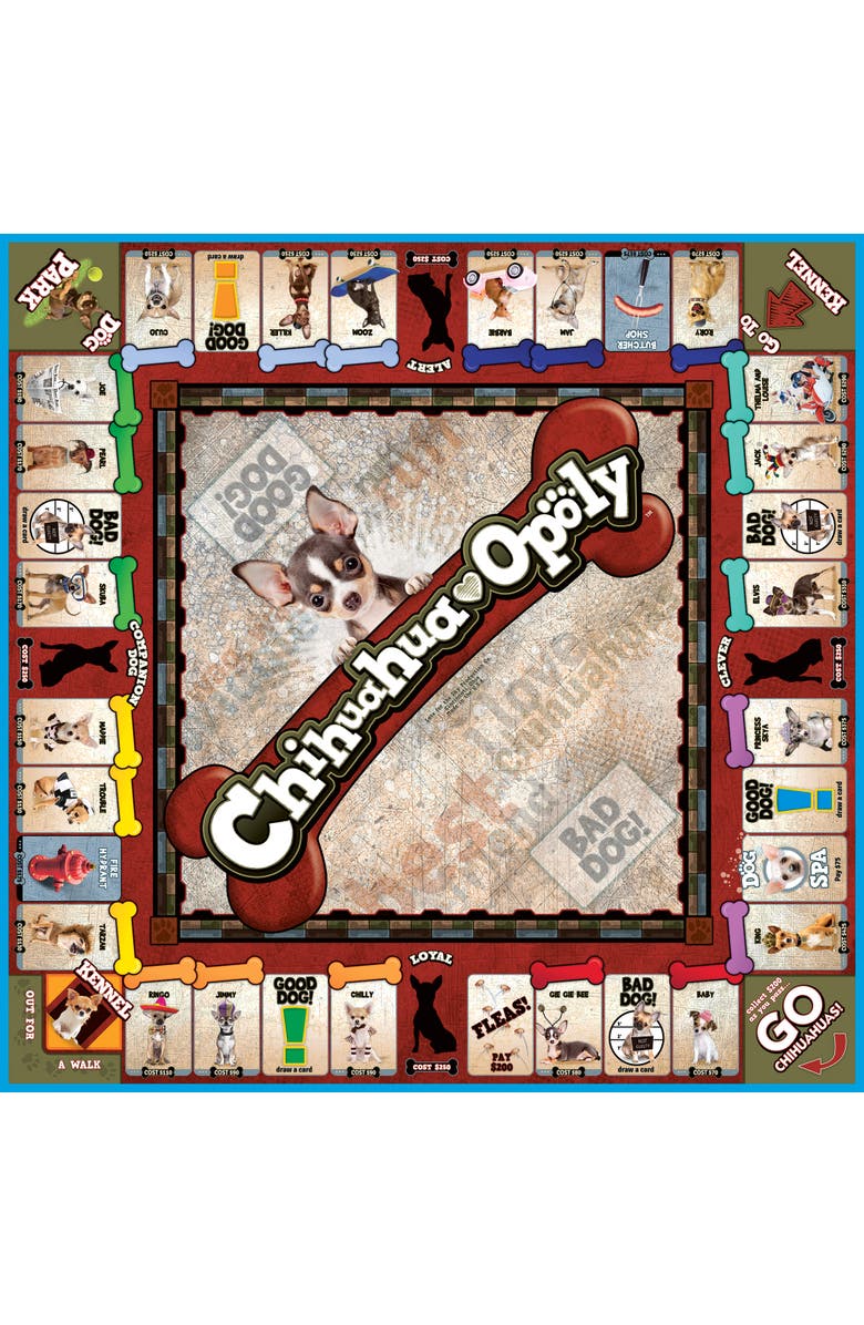 Late for the Sky Chihuahuaopoly Monopoly Board Game, Alternate, color, Multicolored