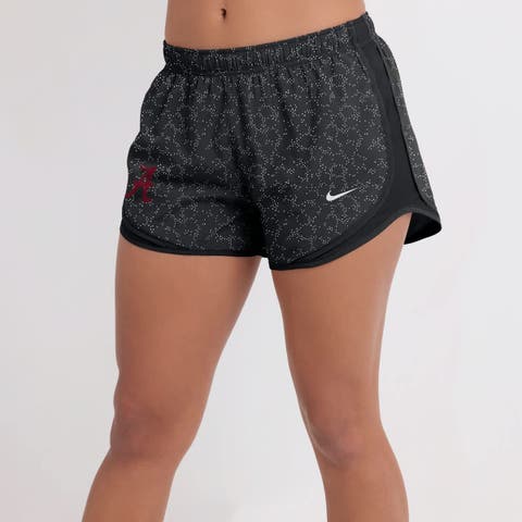 Women
s Nike Black Alabama Crimson Tide Tempo Pattern Dri-FIT Shorts