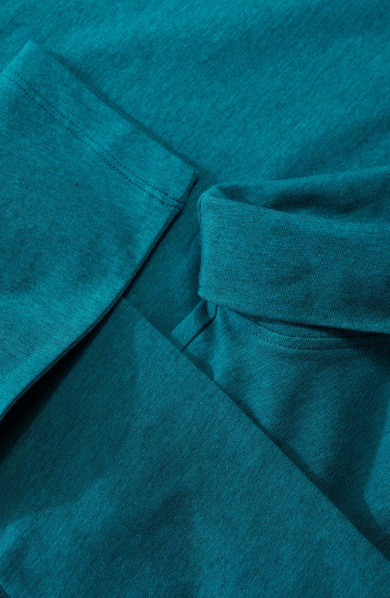 Seasalt Cornwall Landing Turtleneck Stretch Organic Cotton Top, Alternate, color, Melange Mast