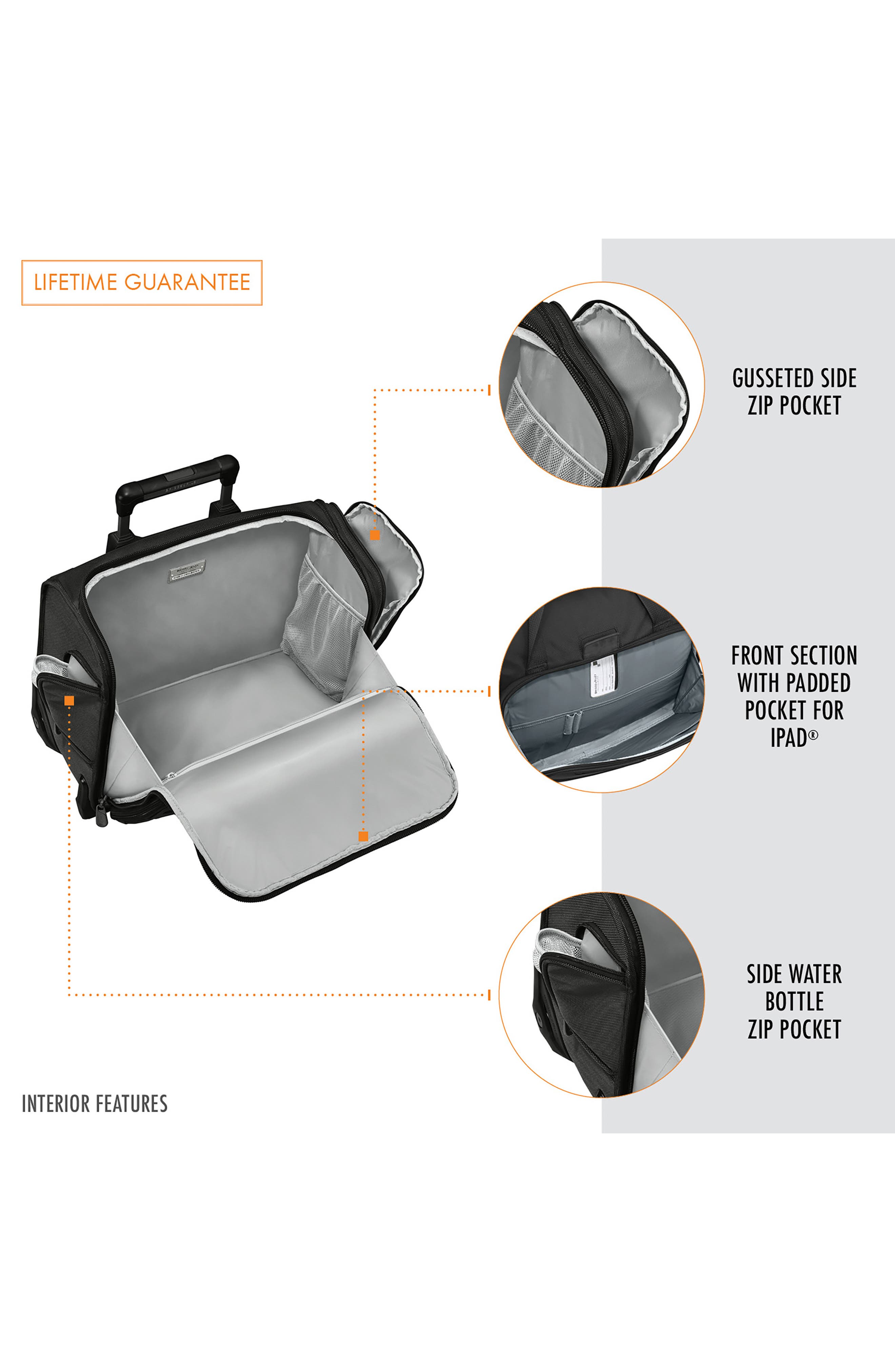 Briggs & Riley Baseline 16-Inch Rolling Cabin Bag, Alternate, color, 