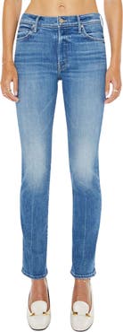 MOTHER The Rascal Hover High Waist Straight Leg Jeans