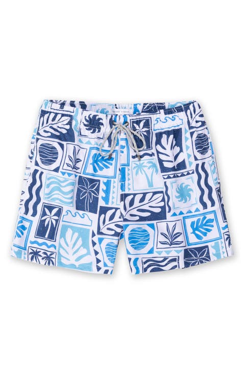 Kids' Palm Stretch Volley Swim Trunks (Little Kid & Big Kid)