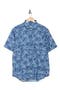 Palm Bliss Short Sleeve Cotton Button-Up Shirt
