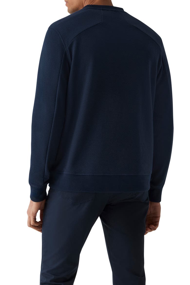Troy Performance Sweatshirt, Alternate, color, MALTESE BLUE