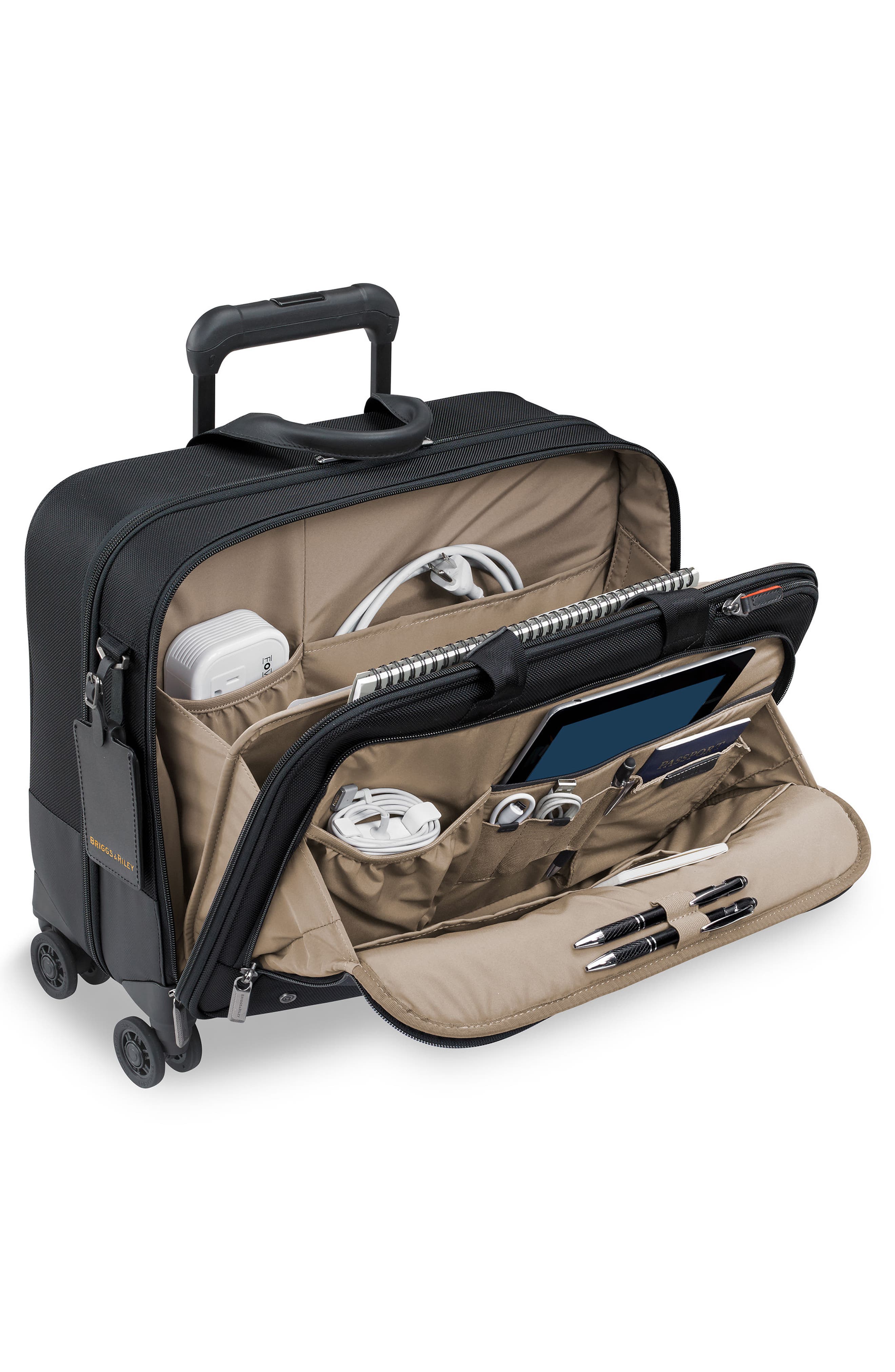 Briggs & Riley @work 17-Inch Large Expandable Spinner Briefcase, Alternate, color, 