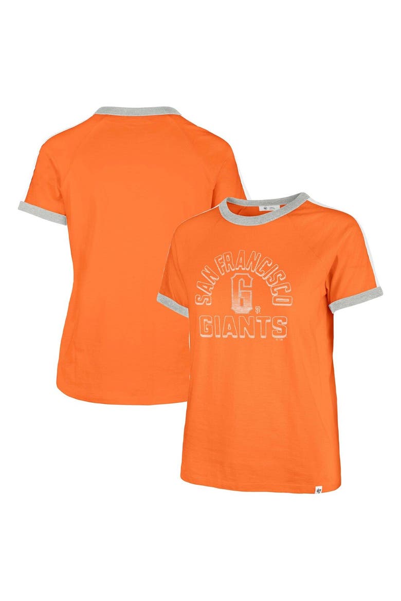 Women's '47  Orange San Francisco Giants City Connect Sweet Heat Peyton T-Shirt, Main, color, Orange