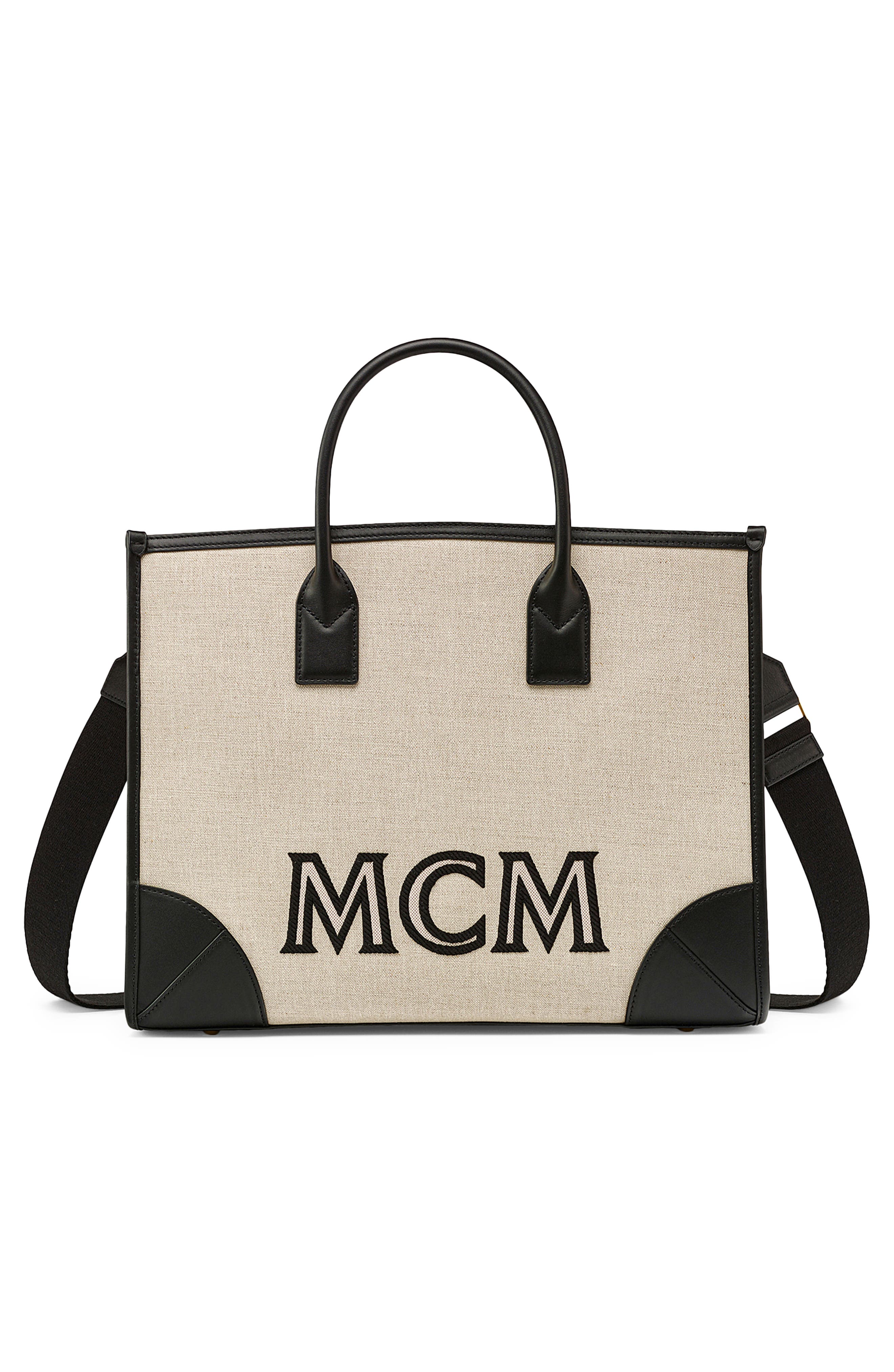 MCM Munchen Large Tote, Main, color, 