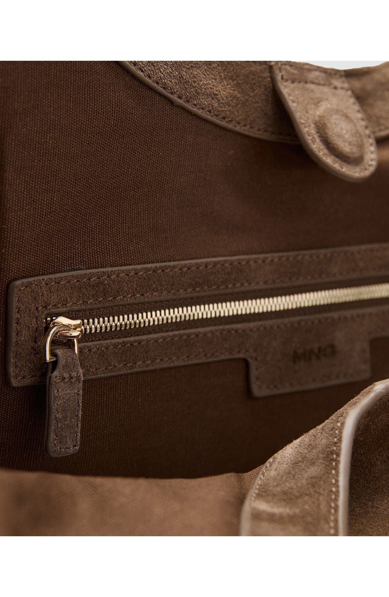 MANGO Suede Shoulder Bag, Alternate, color, 