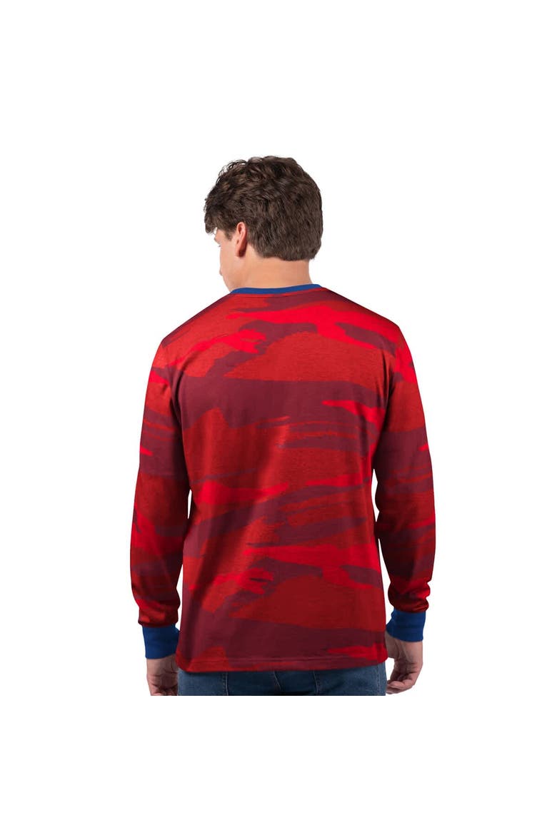 Men's Starter Red New York Giants Thursday Night Gridiron Long Sleeve T-Shirt, Alternate, color, Red
