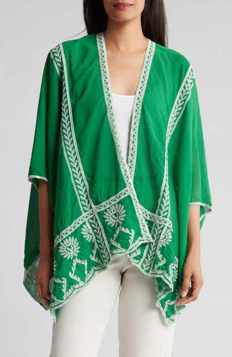 Forgotten Grace Floral Embroidered Topper