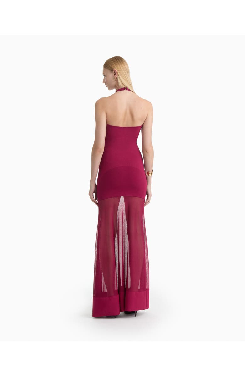 Dodiee Charlene Dress, Alternate, color, Merlot