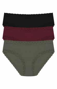Natori Bliss 3-Pack Cotton Blend Briefs