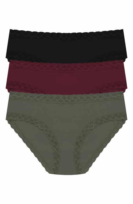 Natori Bliss 3-Pack Cotton Blend Briefs