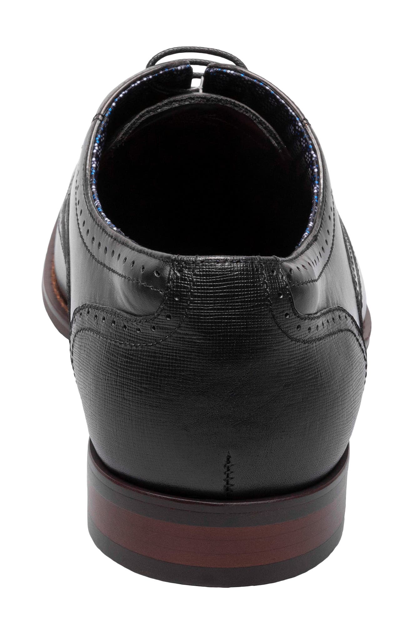 Kaine Wingtip Oxford, Alternate, color, BLACK