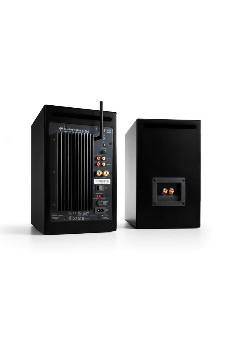 Audioengine HD6 Home Music System w/Bluetooth aptX-HD, Alternate, color, Black