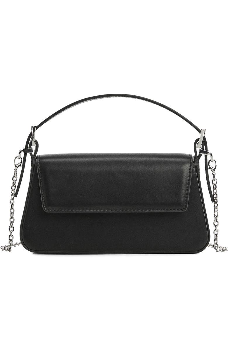 MANGO Faux Leather Top Handle Bag, Main, color,