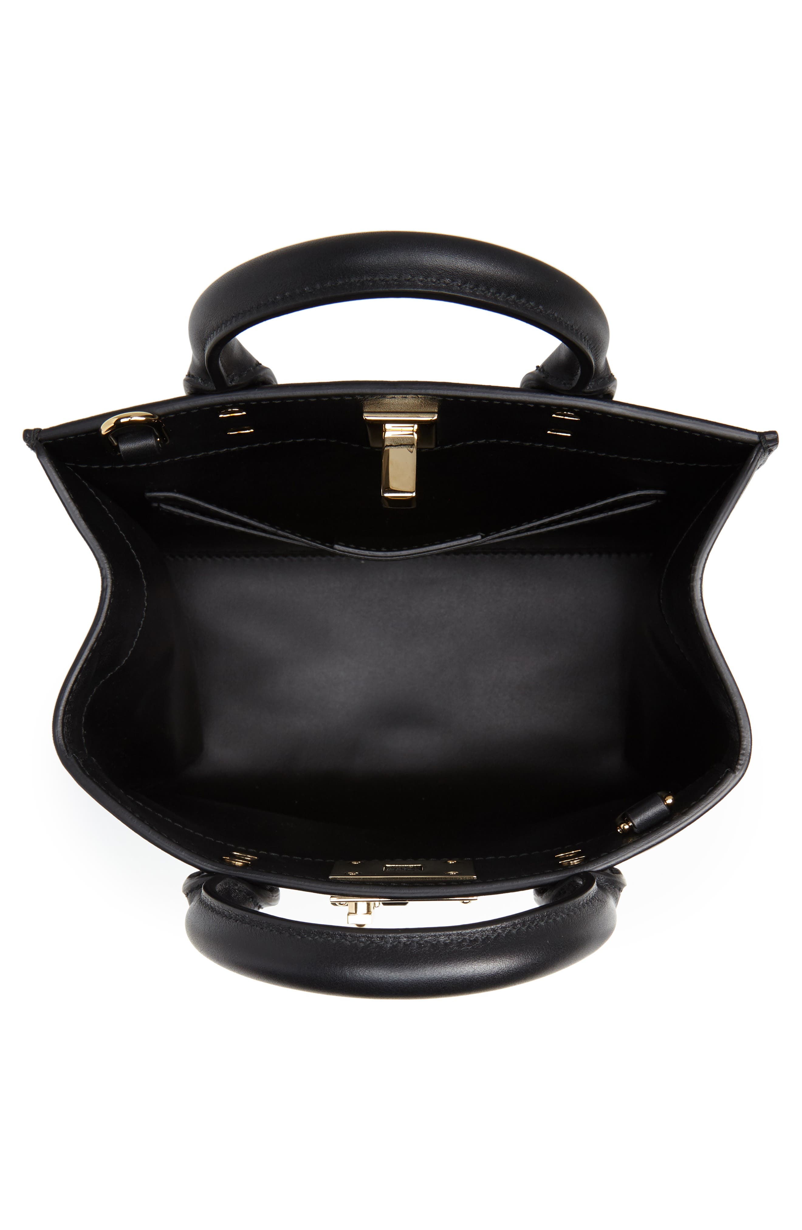 FERRAGAMO Salvatore Ferragamo The Mini Studio Leather Tote, Alternate, color, 