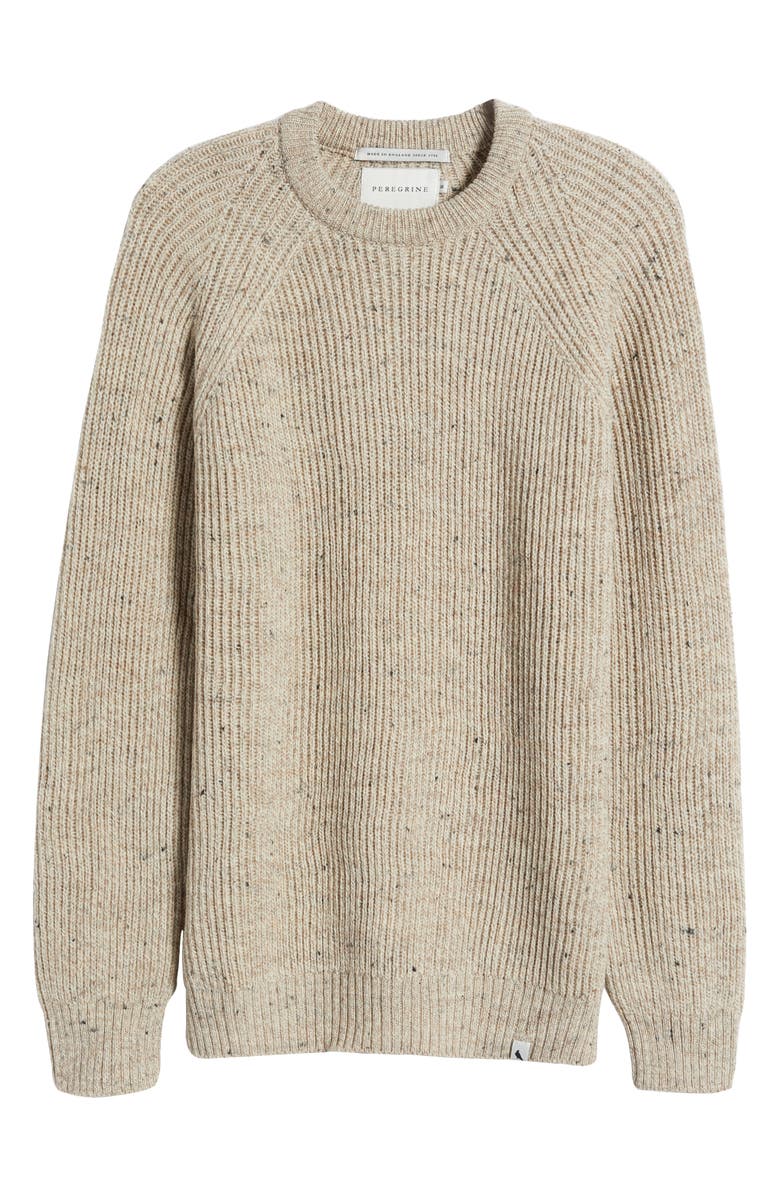 PEREGRINE Ford Wool Fisherman Sweater, Alternate, color, 