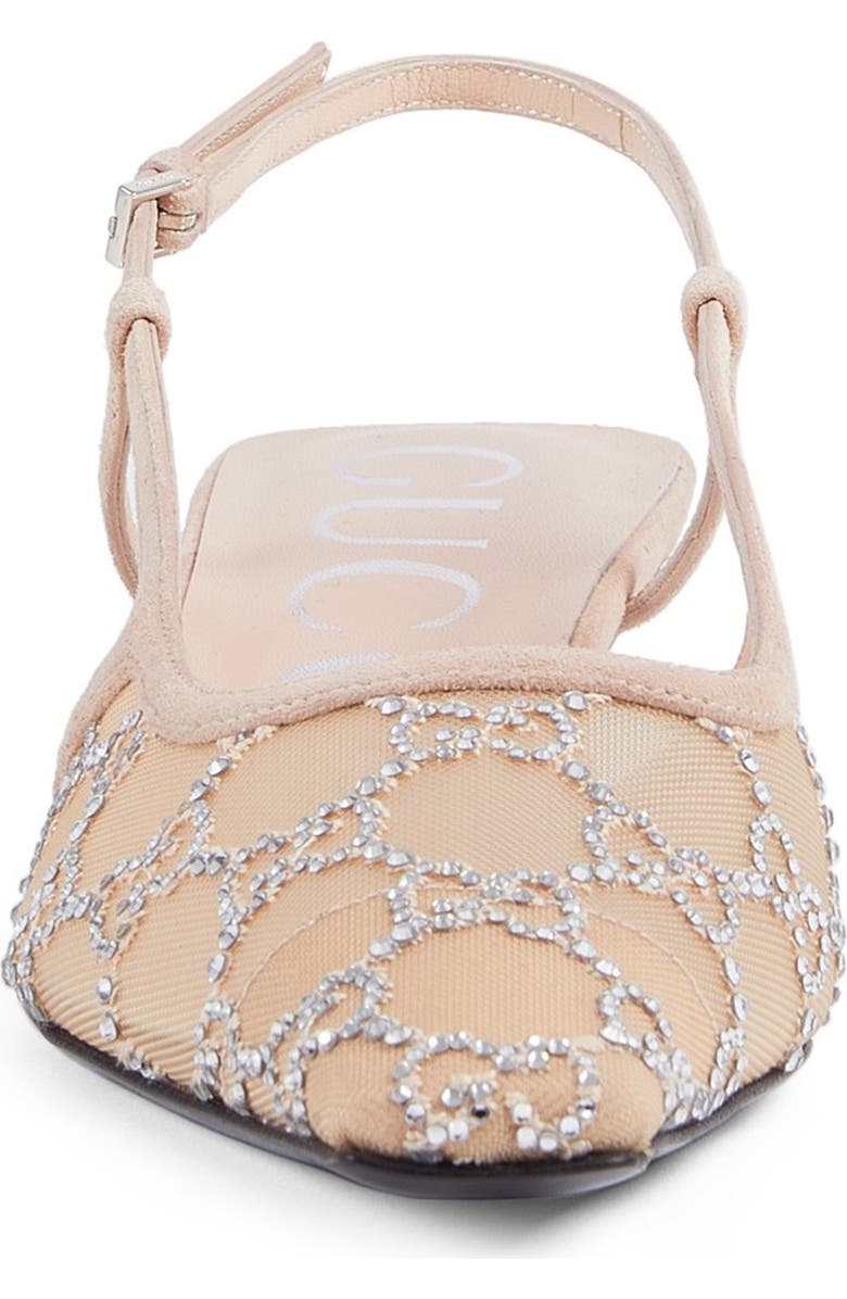 Gucci Tom GG Crystal Slingback Pump, Alternate, color,