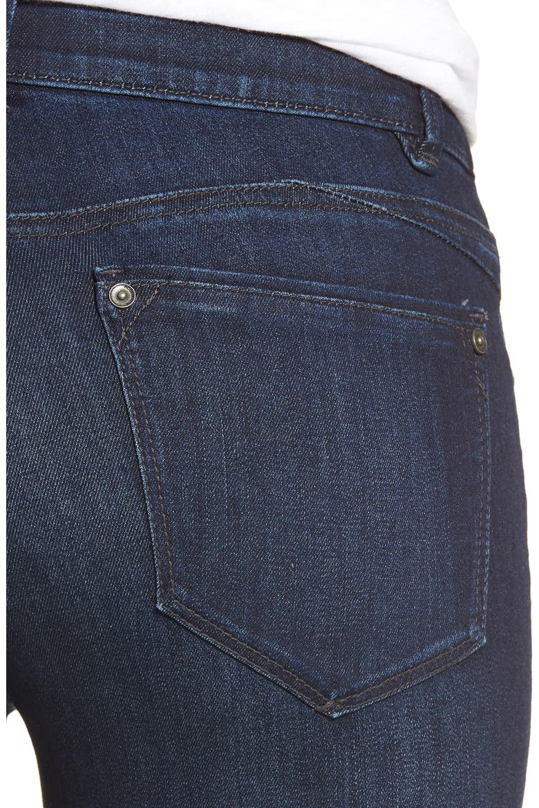 Sophie 'Ab'Solution Skinny Ankle Jeans, Alternate, color, INDIGO