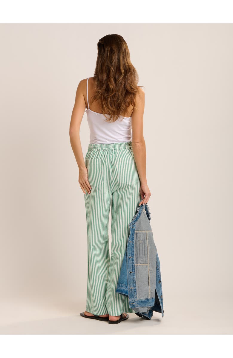 Brakeburn Phoebe High Rise Trouser, Alternate, color, Green