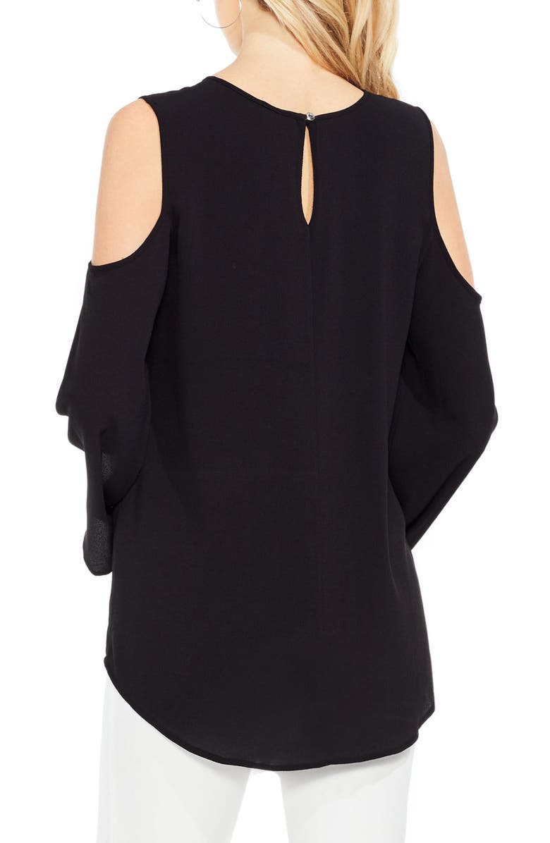 Vince Camuto Cold Shoulder Blouse, Alternate, color, 