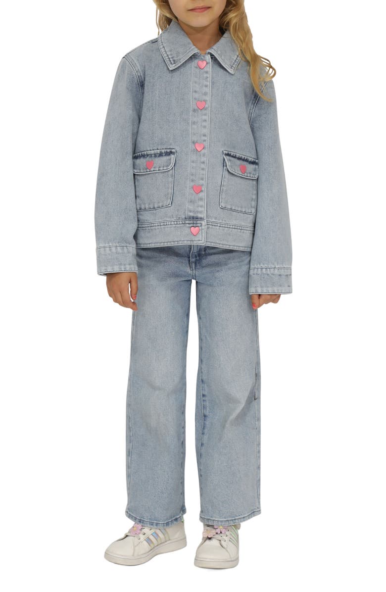 Belle & Bloom Sweet Like Me Denim Jacket, Alternate, color, Stonewash