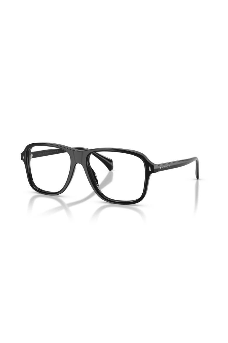 56mm Rectangle optical glasses, Main, color, Black