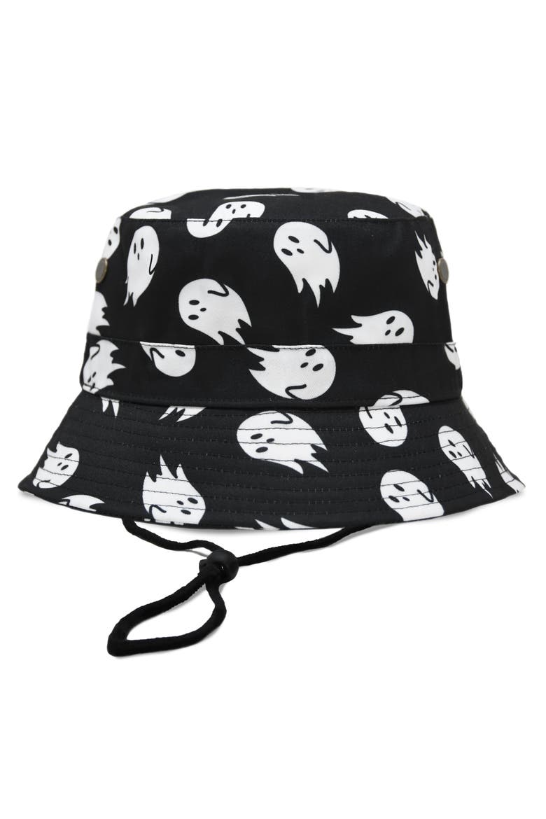 Ghost Bucket Hat, Main, color, Black