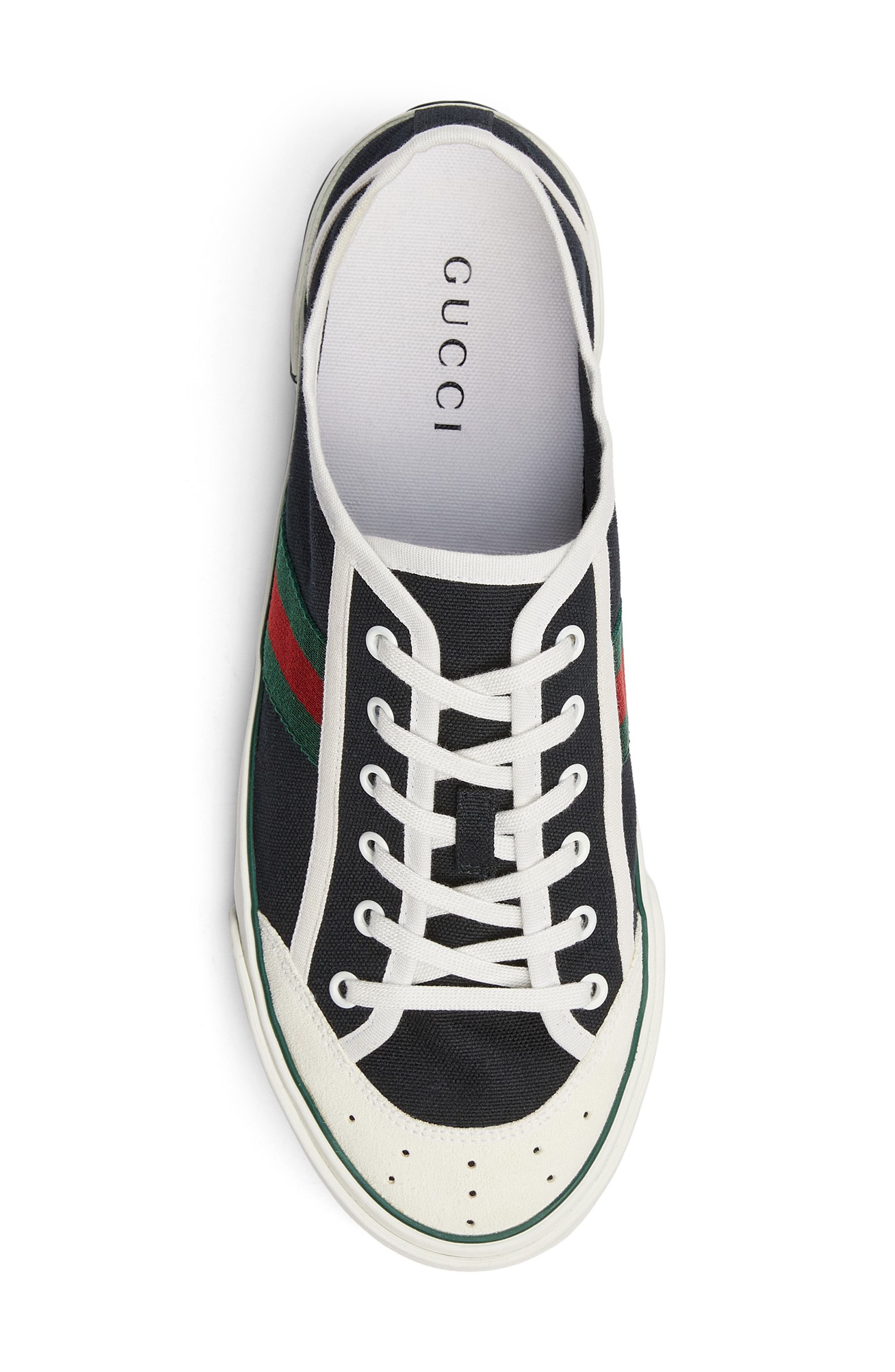 Gucci Tennis 77 Low Top Sneaker, Alternate, color, Black