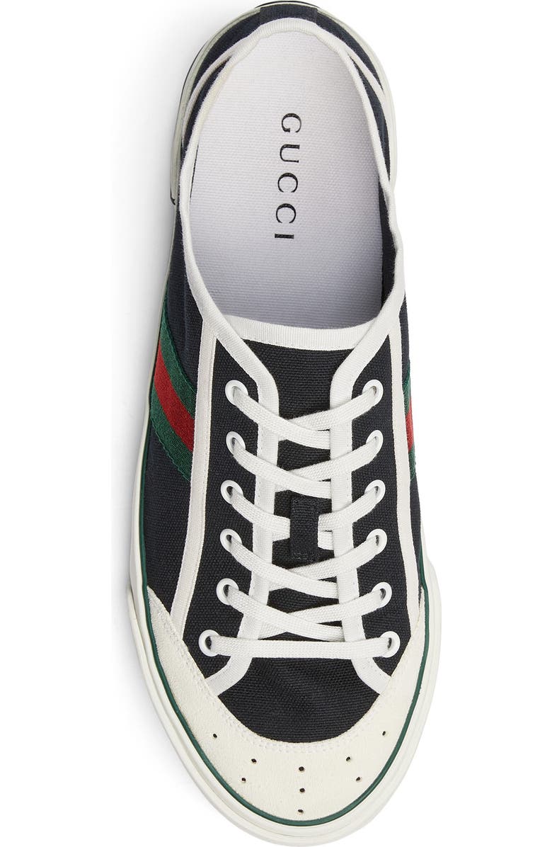 Gucci Tennis 77 Low Top Sneaker, Alternate, color, Black
