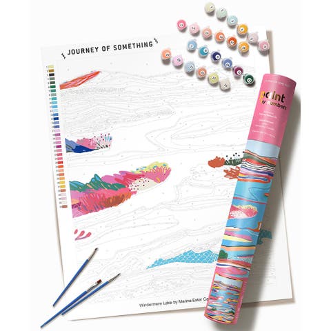 Paint By Numbers, Lake Windereme, DIY Painting Craft Kit