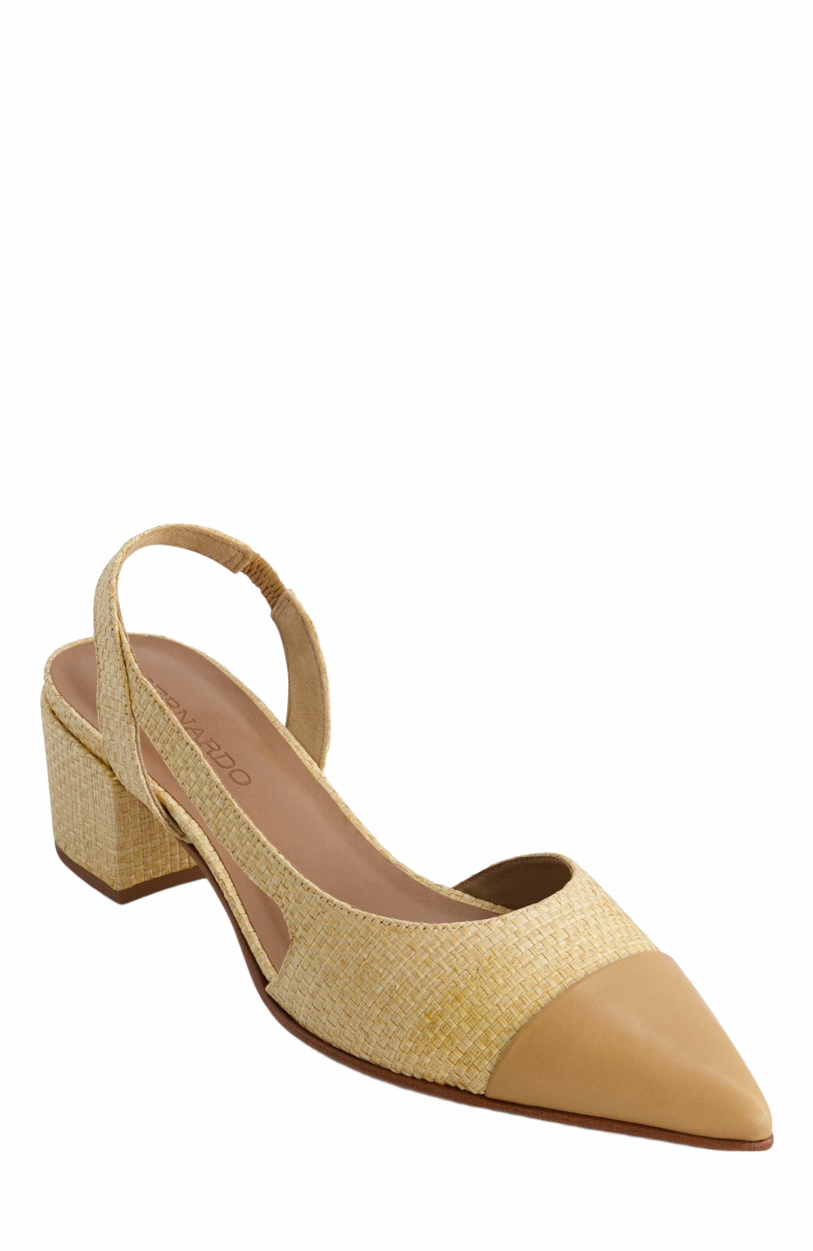 Bernardo Footwear Monroe Cap Toe Pump, Alternate, color, 